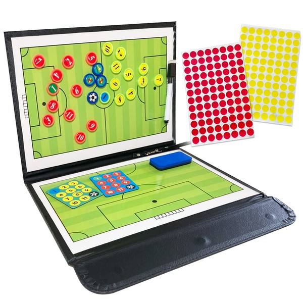 panda store Soccer Board, Operation Board, with Name Sticker, Magnet, Thick, Thin, Futsal, Operation Board