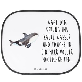 Mr. & Mrs. Panda Car Sun Shade Orca Gift, Sun Car, Sea, Sun Protection Car Window, Startup, Holiday, Possibilities, Sun Visor Car