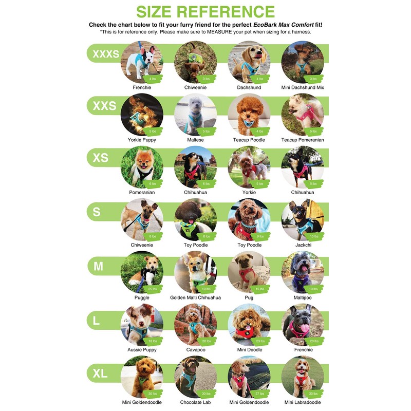 EcoBark Step in Dog Harness Reflective Soft Ultra Padded Mesh