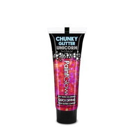 PaintGlow, Chunky Glitter Face & Body Gels, Heart Breaker, 13ml