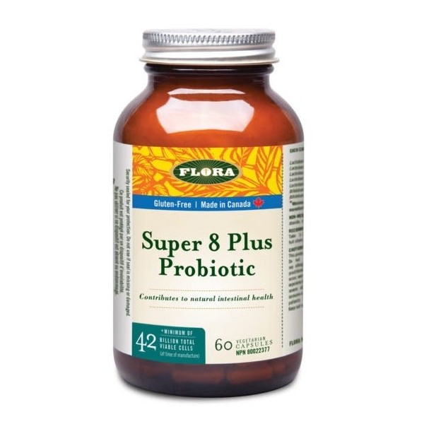 Flora Super 8 Plus Probiotic 42 Billion 60 Veggie Caps