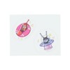 Sunstar Stationery Anpanman Together! Lipeta 808307 Bayikinman Dokin-chan Sticker
