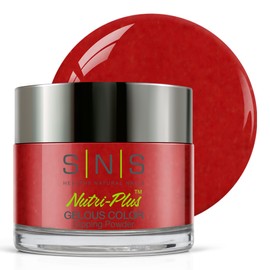 SNS Healthy Natural Nails SNS Nail Dip Powder, Gelous Color Dipping Powder - Tomato Basil (Orange, Cream) - Long-Lasting Dip Nail Color Lasts 14 Days - Low-Odor & No UV Lamp Required - 1 OZ