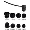 Zotech 4 Pairs Replacement Eartips Silicone Earbuds Buds Set for