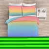 Lush Decor Rainbow Ombre 3 Piece Quilt Set, Full/Queen, Rainbow