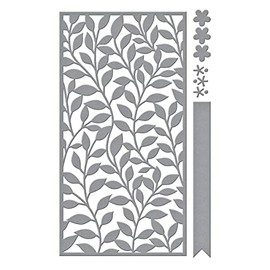 SPELLBINDERS PAPERCRAFTS, INC SPELLBINDRS Designer Sweet Leaf, Metal