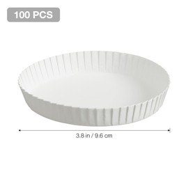 100pcs Disposable Cup Lids Drinking Cup Covers Hotels Bars Cafes Parties Weddings