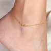 CANNCI Anklets Ankle Bracelets for Women 14K Gold Anklets for