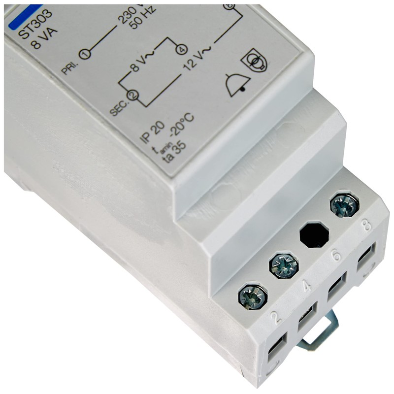 Hager ST303 – TRANSFORMER 8 VA 230/8 – 12 V