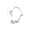 Keewah Ghost Cookie Cutter 4.7" Stainless Steel