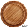 Belari 8.5" Bamboo Plate Set - Bamboo Reusable Plates -