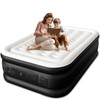 CHERIMOR Full Size Air Mattress with Built-in Pump, 18" Raised