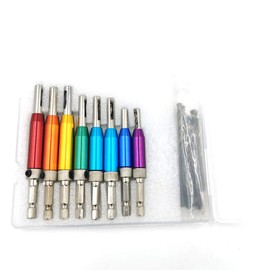 Automatic Center Drill Bits Sets High Speed Steel Pilot Drill Hinge Drill Core Drill Tools for Cabinet Door Woodworking
