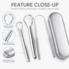 Stainless Steel Tongue Scraper for Daily Oral Care – Spoon-Shaped