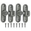 PATIKIL 2 Pack Flip Sliding Door Latch Safety Bar Gate