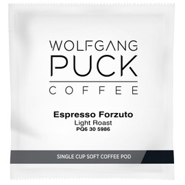 Wolfgang Puck Coffee Soft Pods, Espresso Forzuto, 16 count (Pack of 3)