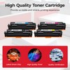 204A Toner Cartridge Set 4-Pack High Yield Replacement for HP