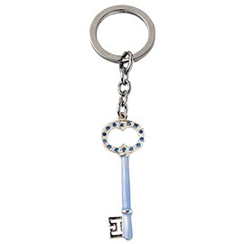 Bino 3.5 x 0.5 x 12 cm Key Keychain (Blue)