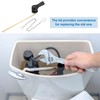 sourcing map 2Set Front Mount Universal Toilet Handle Replacement Kit