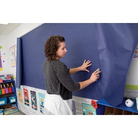 Rainbow Colored Kraft Duo-Finish Paper, Sky Blue, 36" x 1,000', 1 Roll