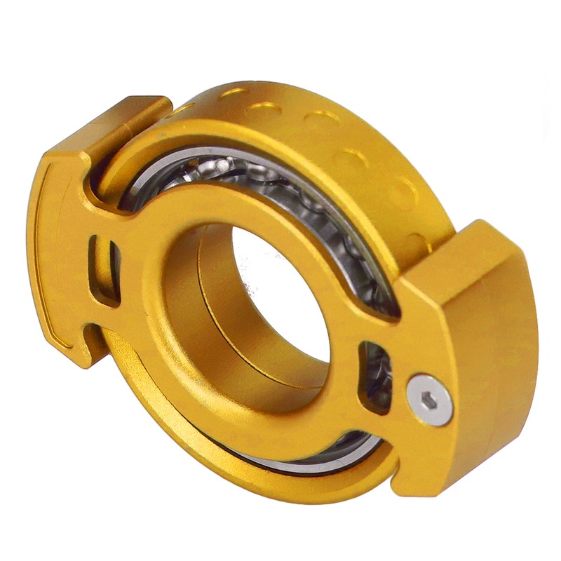Fingertip Gyroscope Reduce Anxiety Free Rotating Metal Ring Decompression Toy