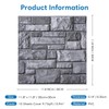 COMSTICKC 3D Faux Stone Wall Panel,Peel and Stick Tiles,10 Pcs