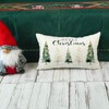 ONWAY Merry Christmas Trees Pillow Covers 12x20 Inch Xmax Tree