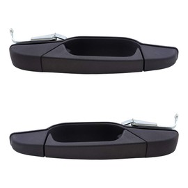Brock Replacement Driver and Passenger Rear Outside Outer Door Handles compatible with Pickup SUV 20954815 20954816
