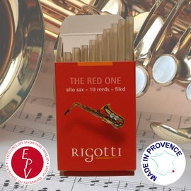 Rigotti RG.CSA Gold Classic Alto Saxophone Reeds - 3.5 Medium (10-pack)
