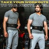 EVO Fitness Weight Lifting Belt AUTO LOCK 6.5” Neoprene Padded
