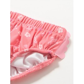 Playshoes UV protection nappy pants, unisex, children's swimming trunks, swimwear, Hawaii, 62/68, Hawaii