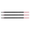 Tombow Pack of 3 Red Ballpoint Pen Refills 0.7mm for