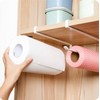 Under Cabinet Paper Towel Holder - Punch-Free Hanging Tissue Roll