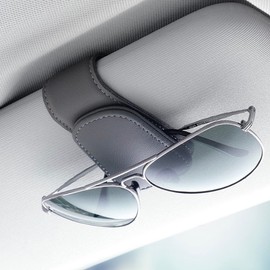 SAMGCHI Soporte para anteojos de Sol para Visera de Coche, Clip magnético para Colgar anteojos para Visera de Coche,Accesorios de Visera Interior de Coche (Gris-1 Unidad)