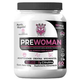 Prewoman Óxido Nítrico Para Mujeres, Purely Organics 60 Servicios