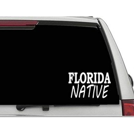 DECALS USA Florida Native Decal Sticker for Car and Truck Windows and Laptops