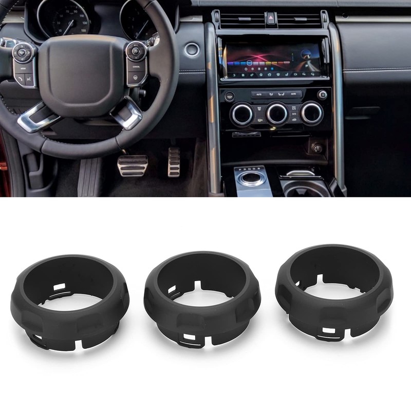 Air Conditioning Knob Cover, 3pcs Air Conditioning Switch Knob Ring