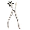 8" Heavy Duty Stainless Steel Leather Punch Plier with 6