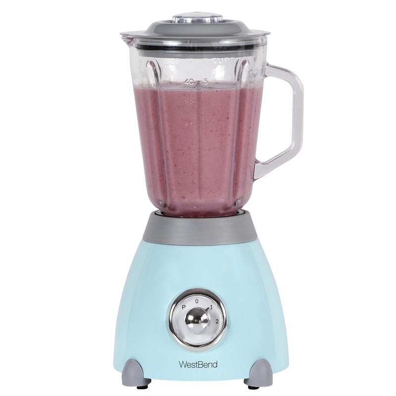 West Bend Blender Retro-Styled 3 Speeds with 48 oz Glass