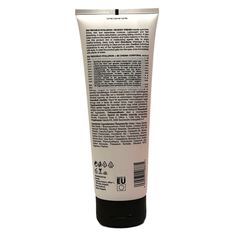 REVUELE Hyaluron +B5 Body Cream KÖRPERCREME 250 ml