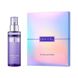 Deweycell VVIP Home Care High-Nutrition Moisture Glow Private Care Mist + Mask Pack Set, 1 Piece / 듀이셀 VVIP 홈케어 고영양 수분광채 프라이빗케어 미스트+마스크팩 세트, 1개