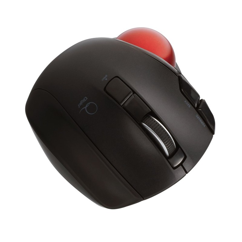 Nakabayashi Digio2 Trackball Mouse Compact Bluetooth 5-Button White Z8378