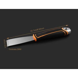 ROLLINGDOG 1.5 Inch Stiff Putty Knife - Stainless Steel Chisel Paint Scraper Tool for Wallpaper Stripping(Pack of 12)