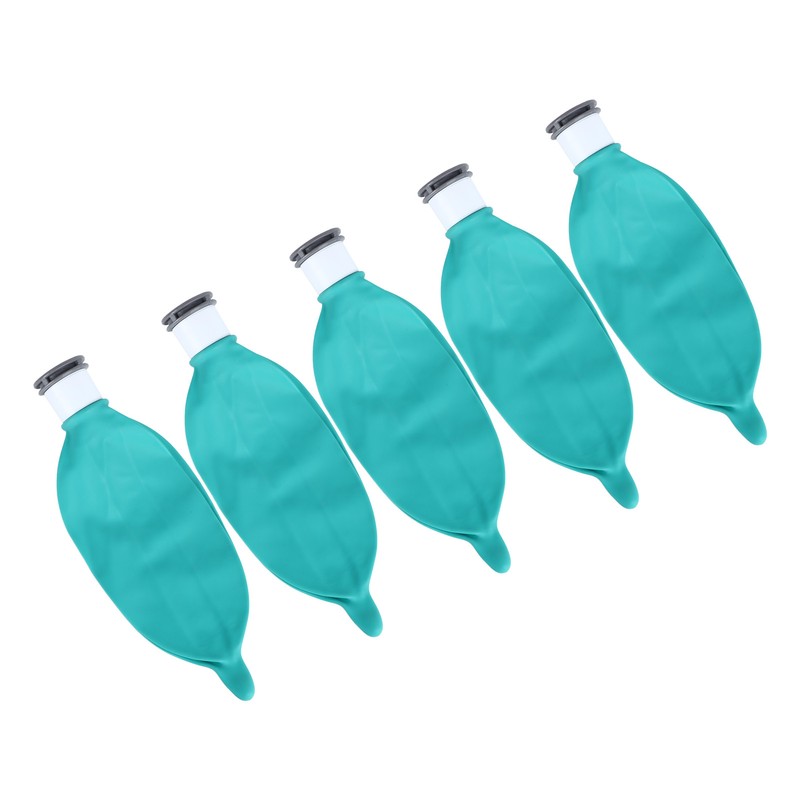5PCS 0.5L Breathing Bags NBR Material Reusable Training Gasbag for