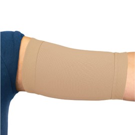 Linphelle PICC line Microfibre Coverpicc, Versatile Arm Catheter Masking Tape Made of Breathable Design Fabric, Arm Sleeve Ideal for PICCs, Blood Glucose Monitor and Tattoo Cover, Nude, Size 1