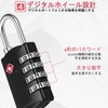 NAGE Padlock, 4 Digit Tsa Lock, Small Dial Lock, PIN