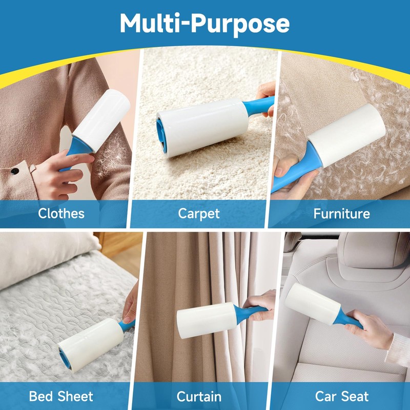 Swihauk 600 Sheets Extra Sticky Lint Rollers for Pet Hair,