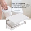 Stainless Steel Toilet Paper Holder Wall Mounted Bathroom Toilet Paper