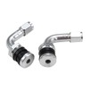 2x Aluminium Angle Valve 90° Tyre Valve Compatible with Scooter