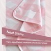 WAITER TREE Rectangle Checkered Tablecloth Water Resistant Spillproof and Washable